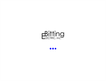 Tablet Screenshot of bittingelectric.com